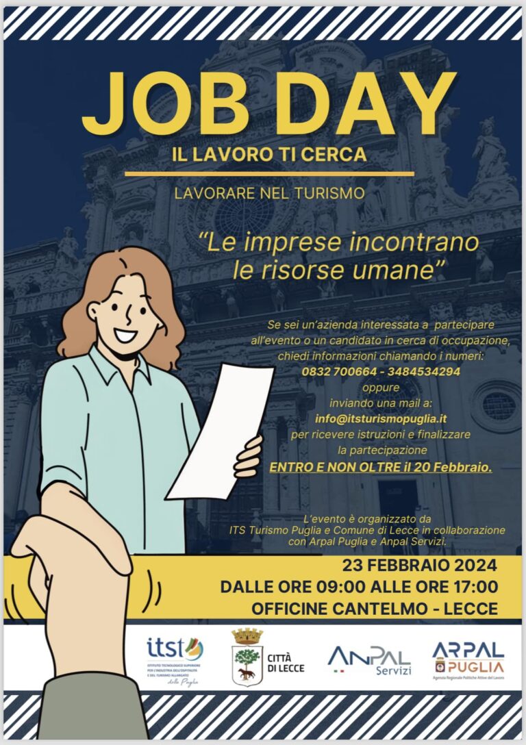 Job Day a Lecce dedicato alle professioni turistiche